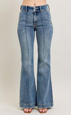 The Peggy Judy Blue Trouser Flare Jeans