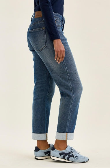 The Alanna Judy Blue Boyfriend Jeans