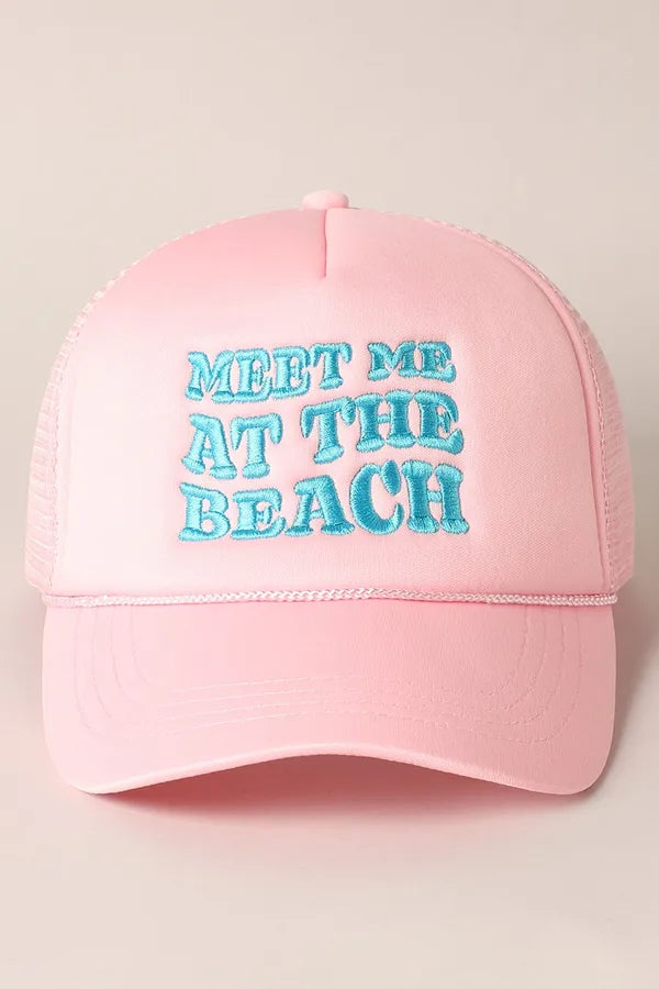 Meet Me At The Beach Trucker Hat