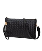 Woven Leather Crossbody