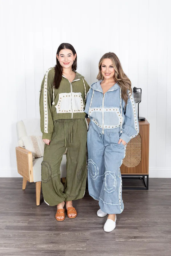 Relaxed Vibe Joggers Separate Sets