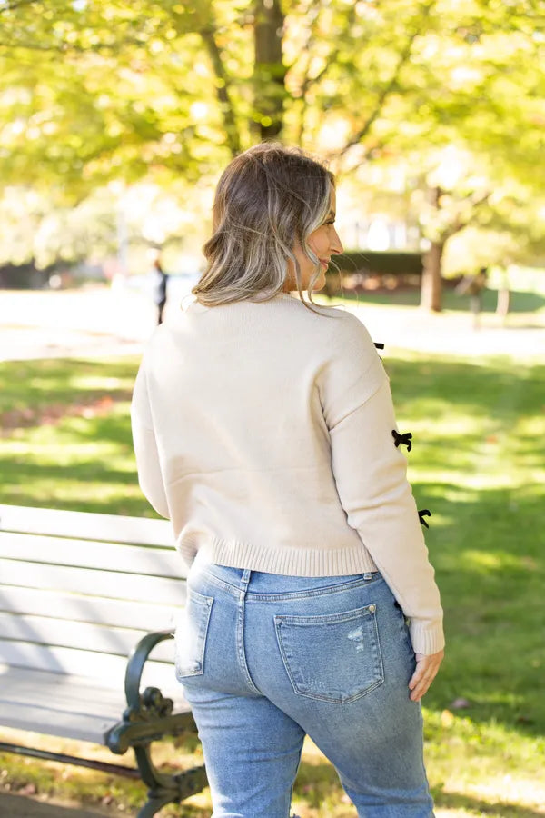 Truly Gifted Bow Sweater