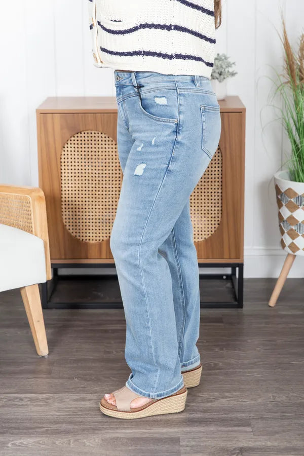 The Carmen Straight Leg Mica Jeans