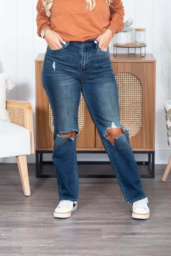 The Charlotte Judy Blue Dad Jeans