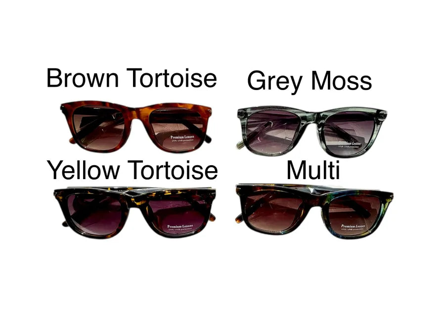 Rounded Square Sunglasses (4 color choices)