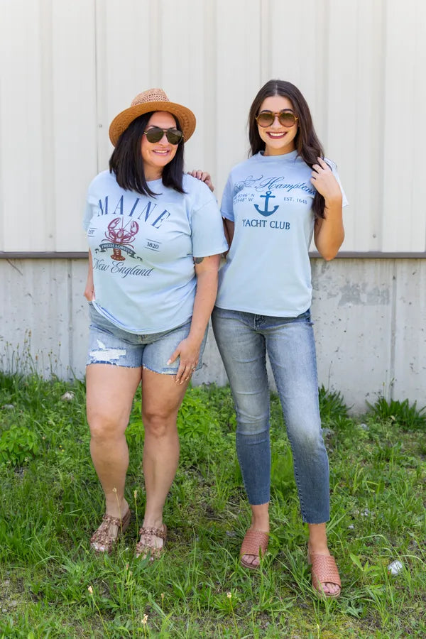 The Hamptons Yacht Club Graphic Tee