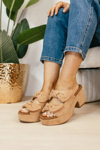 Put A Bow On It Wedge Sandal