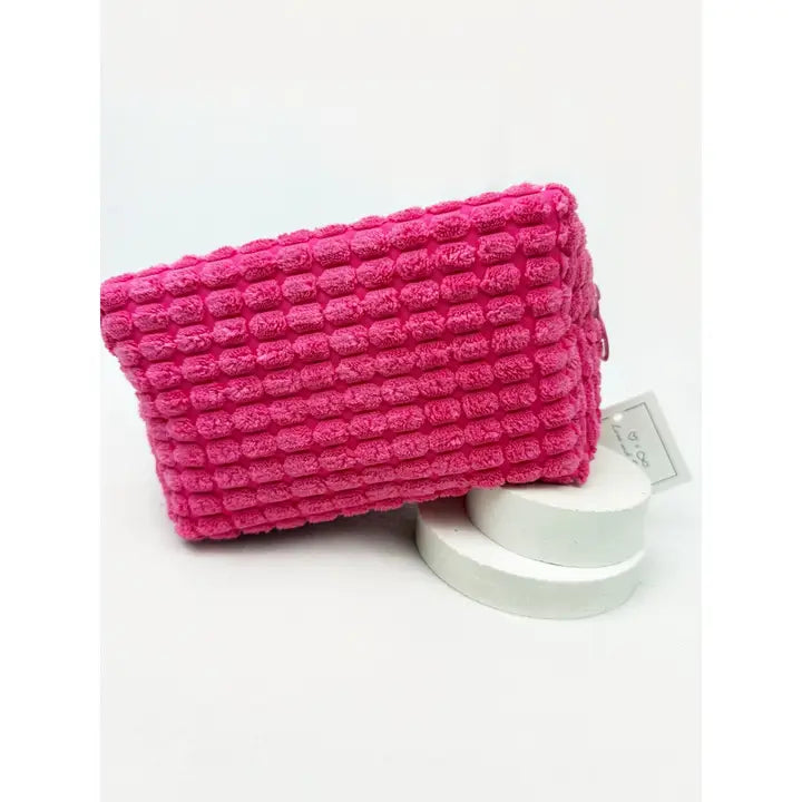 Soft Textured Light Weight Cosmetic Bag