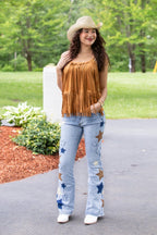 Oli And Hali Star Patchwork Jeans