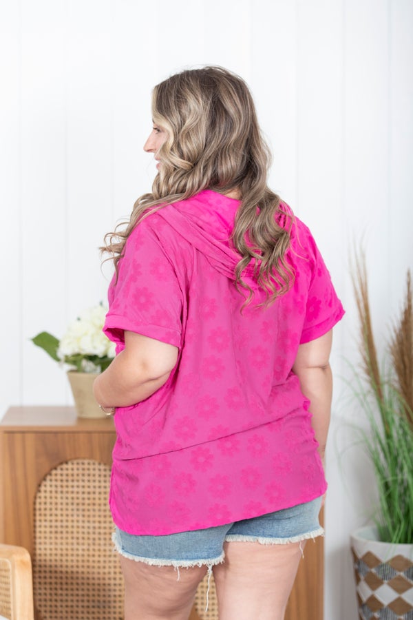 Sweet Daisy Hooded Pullover