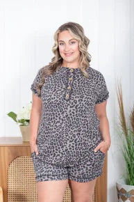 Leopard Two Piece Lounge Separates