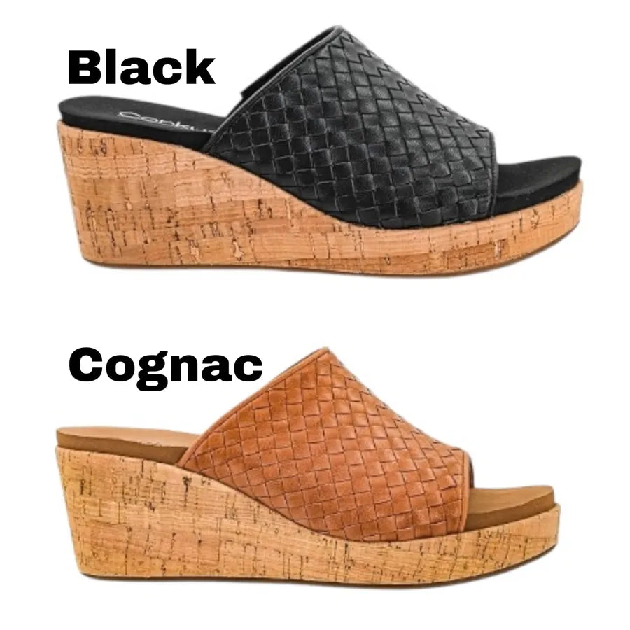 Corky Wine And Dine Slip On Wedge