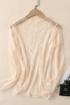 Lace Reverie Sheer Mesh Top