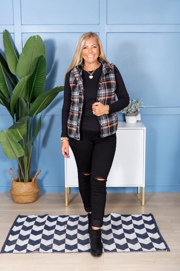 Perfectly Plaid Vest