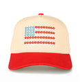 CC Embroidered Flower Flag Baseball Cap