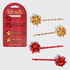 Holiday Gift Bow Bobby Pins