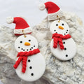 Christmas Snowman Earrings