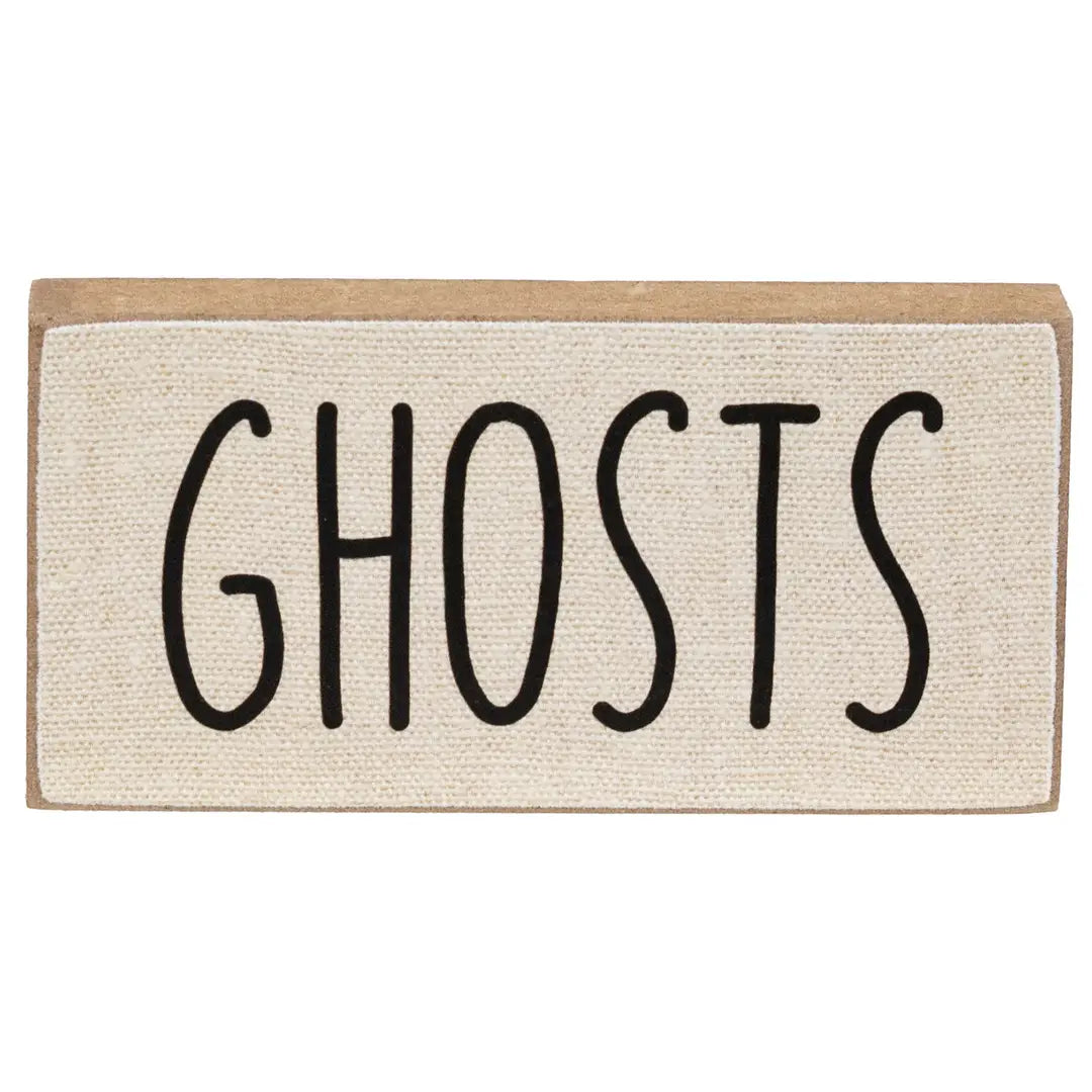 Halloween Words Mini Block
