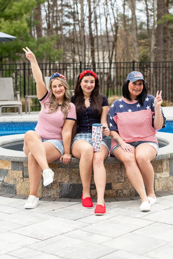 Firecracker Stripes Top