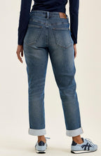 The Alanna Judy Blue Boyfriend Jeans