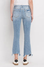 The Delaney Cropped Flare Lovervet Jeans