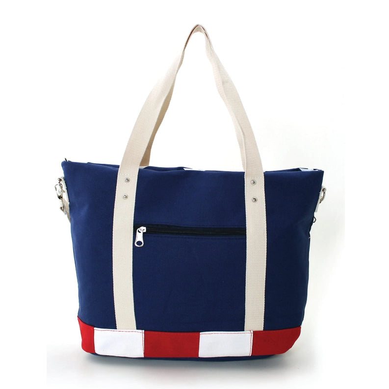 Stars and Stripes USA Flag Canvas Tote Bag