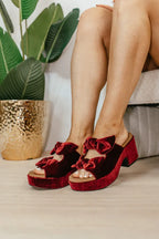 Put A Bow On It Wedge Sandal