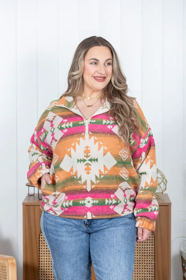 Sherbert Sunset Pullover