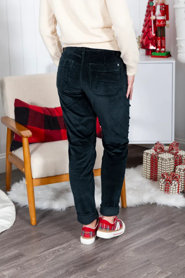 The Lola Corduroy Judy Blue Joggers