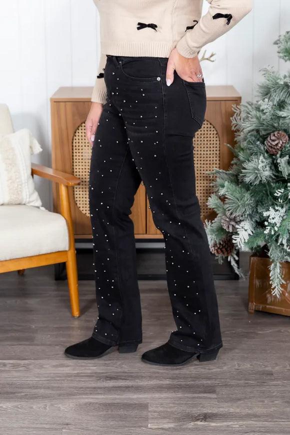 The Edith Straight Leg Mica Jeans