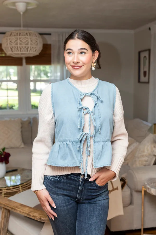 Every Aspect Bow Tie Top