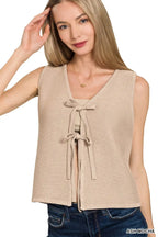 Echo Thread Tie Sweater Vest