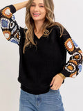 Crochet Patchwork Sweater