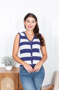 Happy To Be Here Sweater Vest