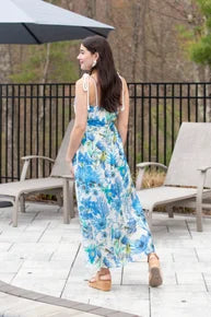 Floral Whisper Boho Maxi Dress