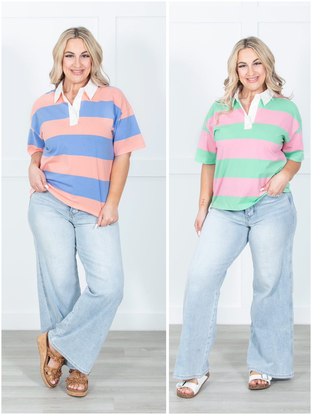 Go Getter Striped Top