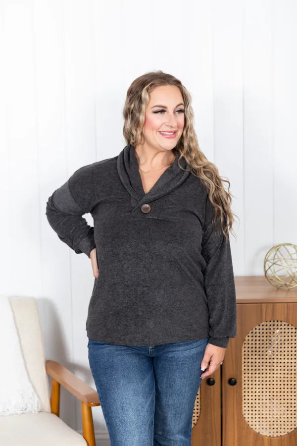 Safe And Sound Collared Top