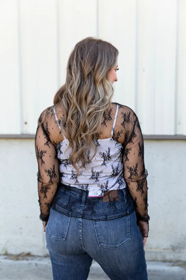 Sheer Intentions Lace Top