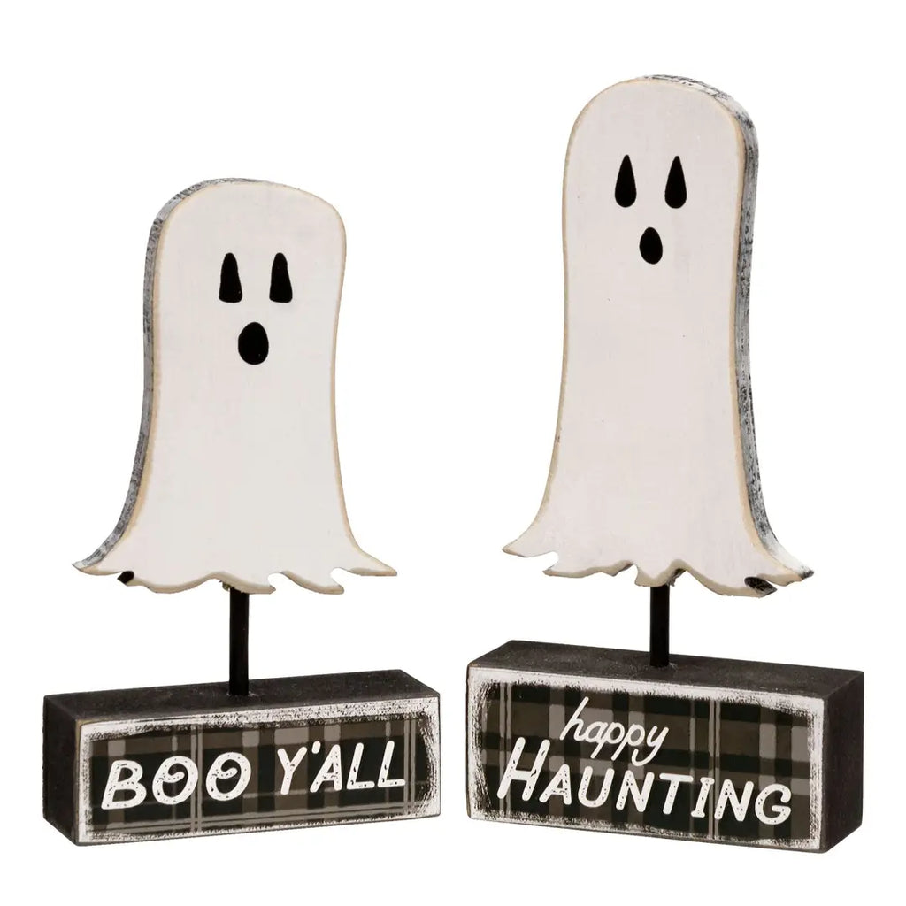 Happy Haunting Ghost Pedestals