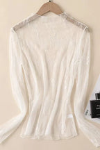 Lace Reverie Sheer Mesh Top