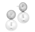 LYLA PEARL AND BALL EARRINGS