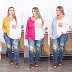 Glow Up Color Block Top