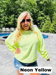 Essential Luxe Corded Sweatshirt