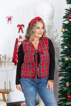 Never Not Cute Plaid Vest