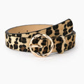 Textured Animal Print Belts