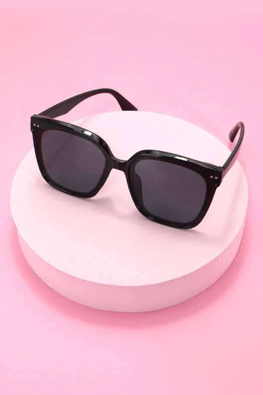 Acetate Square Cateye Sunglasses