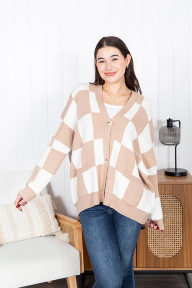 Check Mate Cardigan