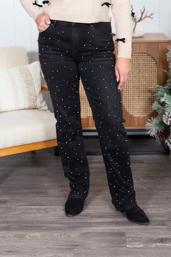 The Edith Straight Leg Mica Jeans