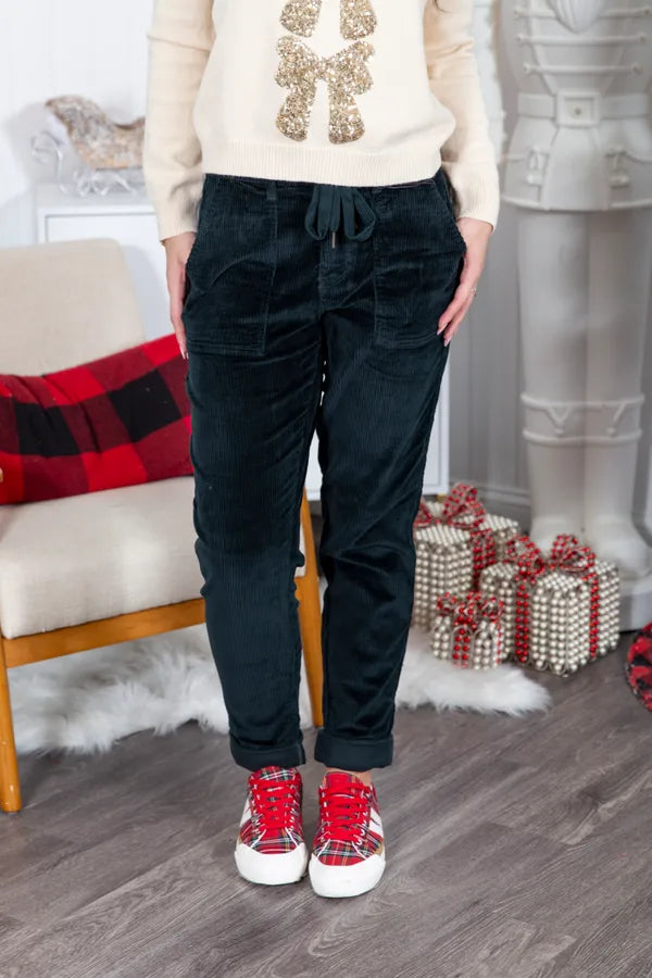 The Lola Corduroy Judy Blue Joggers