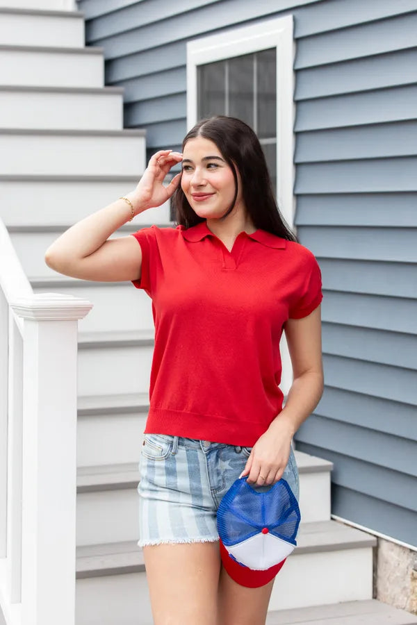 Scarlett Breeze Polo Top